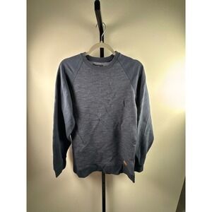 Billabong Sweatshirt Mens Large Blue Excellent Raglan Sleeve Crewneck Pullover